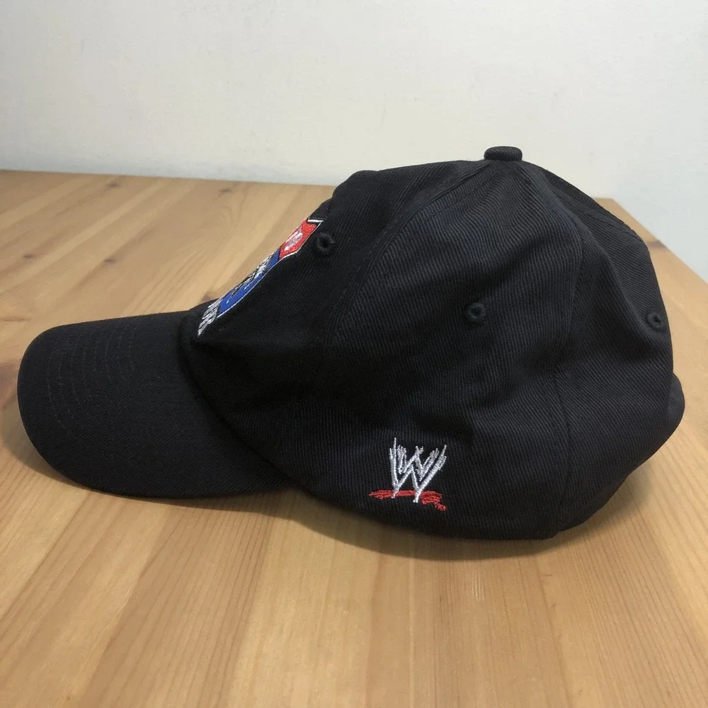 Vintage WWE Road To Wrestle Mania 20 XX Tour Hat 2004 Hat Black Rare Retro